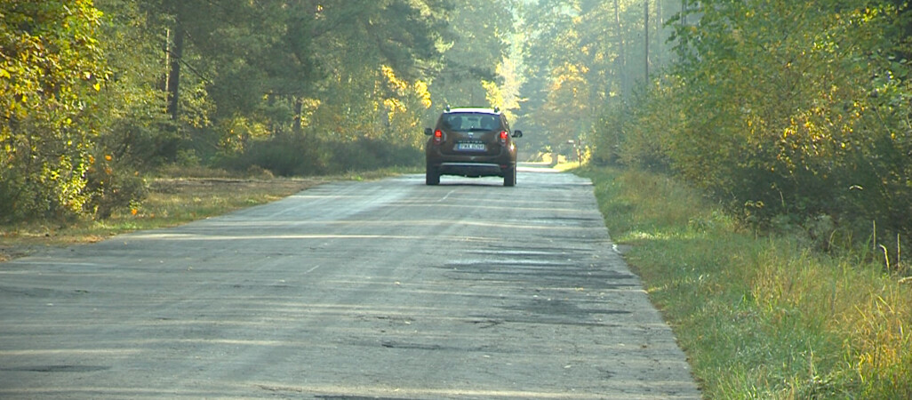 Droga Gębice - Wyszyny do remontu
