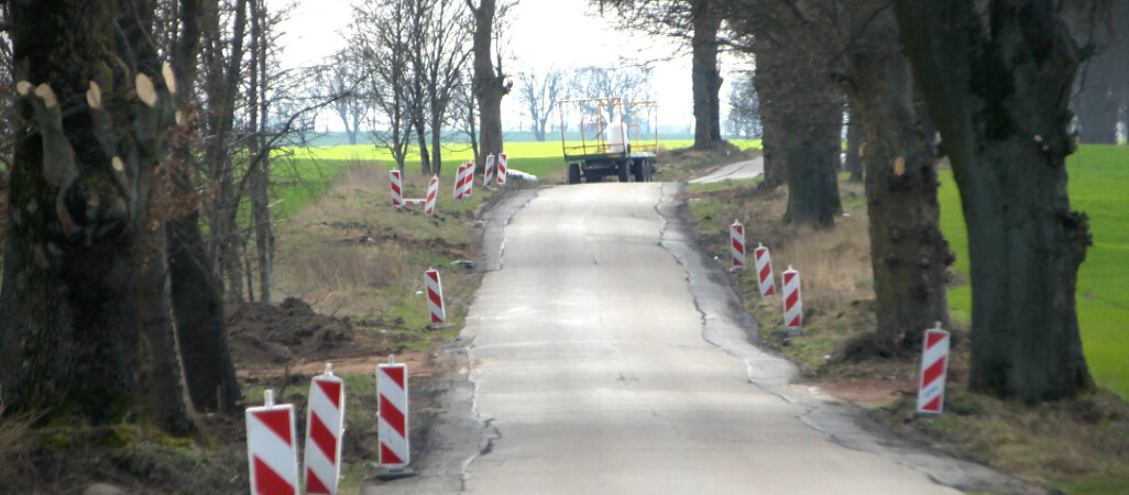 Zamknięta droga Przybkowo - Różewo. Trwa remont 