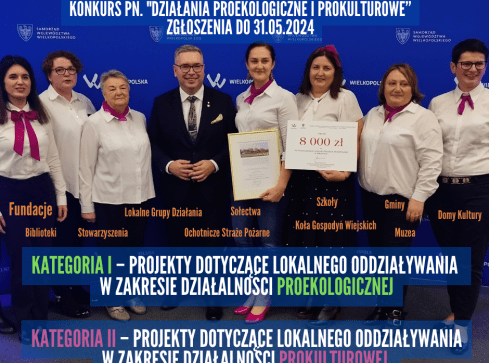 Działania proekologiczne i prokulturowe. Ostatnie chwile na zgłoszen - grafika