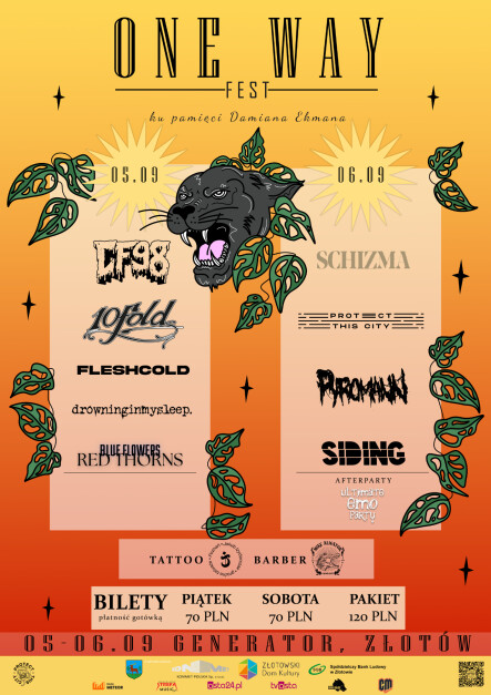 ONE WAY FEST - grafika