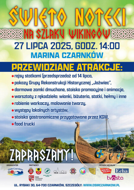 Święto Noteci - Na szlaku Wikingów - grafika