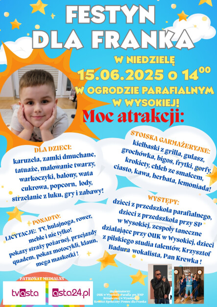 Festyn dla Franka w Wysokiej - grafika