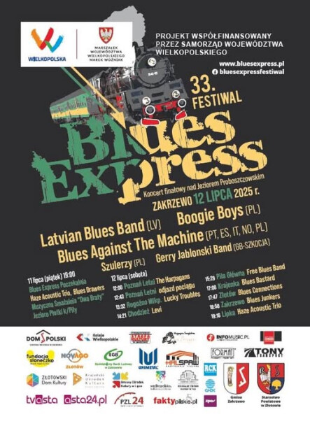 33. Festiwal Blues Express - grafika
