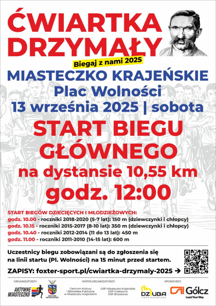 Bieg ,,Ćwiartka Drzymały" - grafika