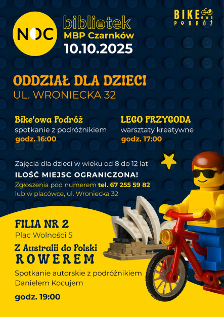 Noc Bibliotek - grafika