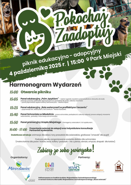 Piknik edukacyjno-adopcyjny - grafika