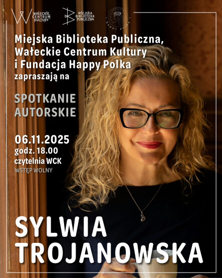 Spotkanie autorskie z Sylwią Trojanowską - grafika