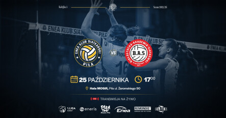Enea Klub Siatkarski Piła - KS BAS Kombinat Budowlany Białystok - grafika