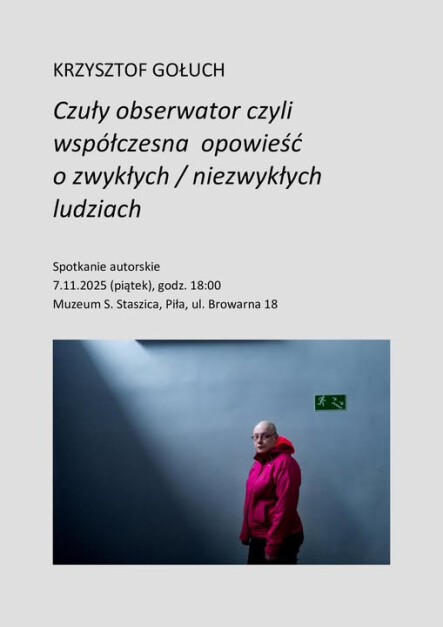 Spotkanie autorskie z Krzysztofem Gołuchem - grafika