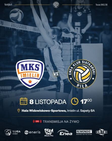 Enea KS Piła - MKS COPCO Imielin - grafika