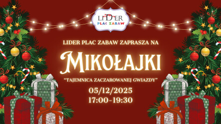 Mikołajki w Sali Zabaw Lider - grafika