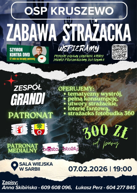 Zabawa strażacka dla Szymona Lipińskiego - grafika