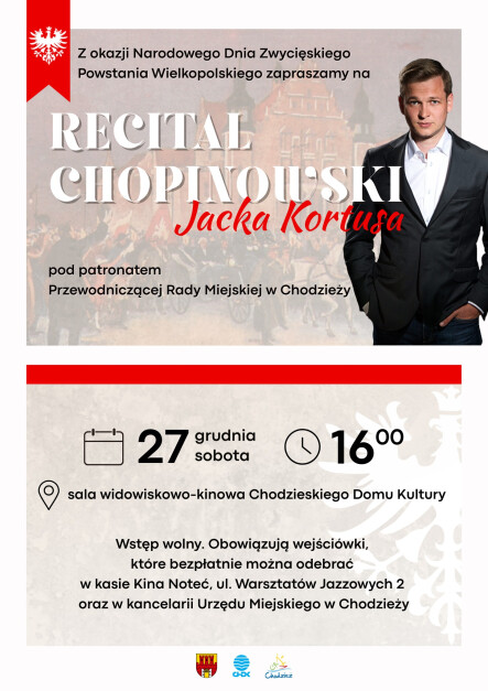Recital Chopinowski Jacka Kortusa - grafika