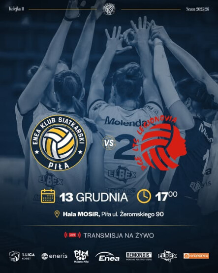 Enea KS Piła - PGE LTS Legionovia Legionowo - grafika