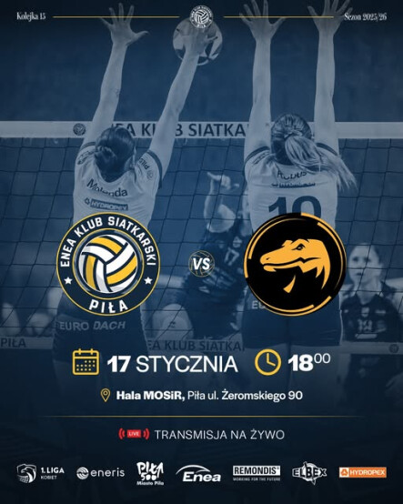 Enea KS Piła - KSG Warszawa - grafika