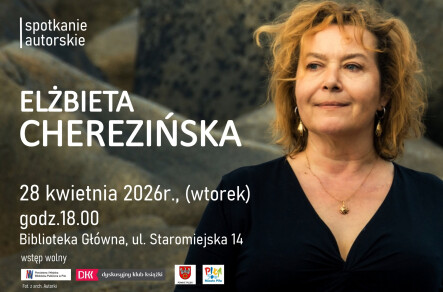 Spotkanie autorskie z Elżbietą Cherezińską - grafika