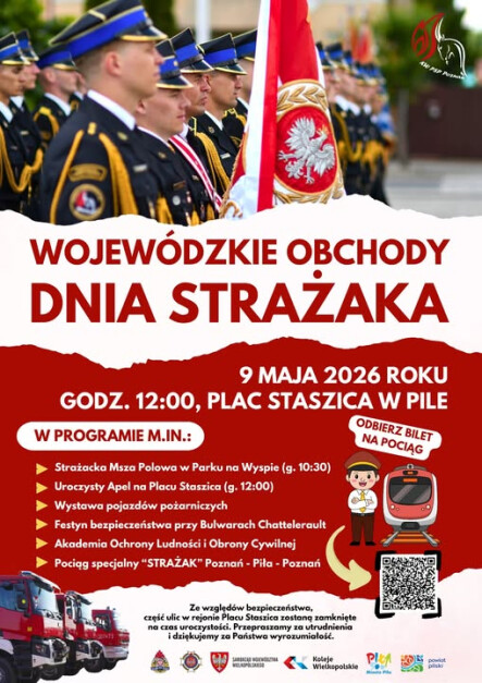 Wojewódzkie Obchody Dnia Strażaka 2026 - grafika