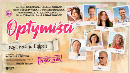 Komedia Optymiści - grafika