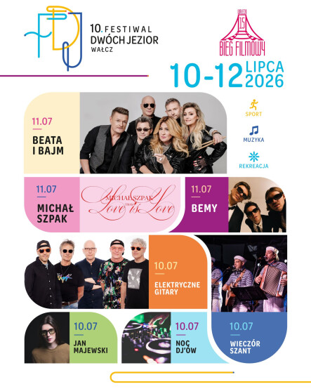 Festiwal Dwóch Jezior - grafika
