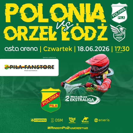 Polonia Piła vs. Orzeł Łódź - grafika
