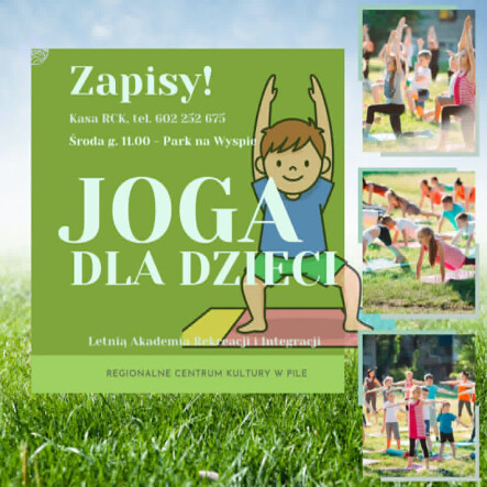 Joga dla dzieci - grafika