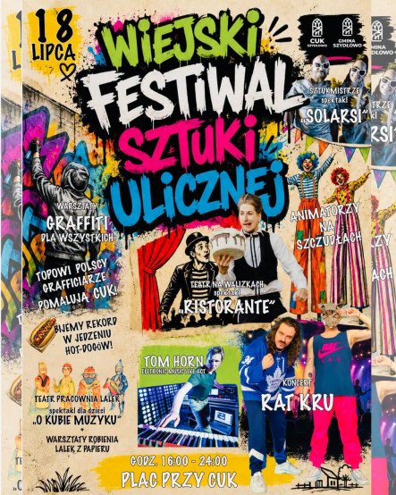 Wiejski Festiwal Sztuki Ulicznej - grafika