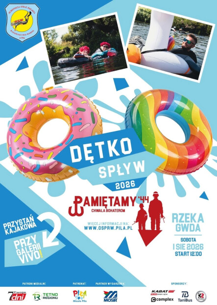 18. Dętkospływ rzeką Gwdą - grafika