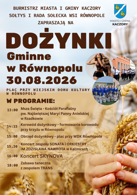Dożynki Gminne w Równopolu - grafika
