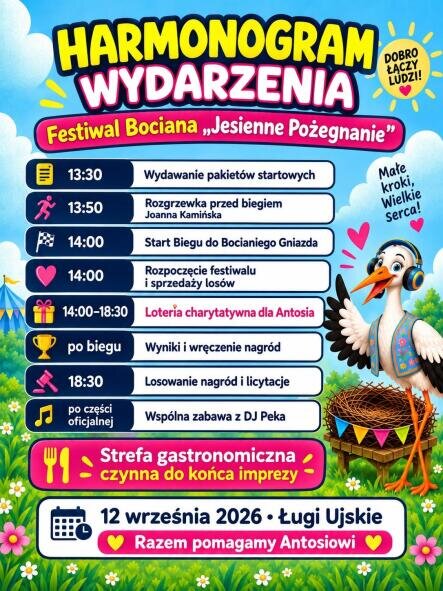 Festiwal Bociana „Jesienne Pożegnanie” - grafika