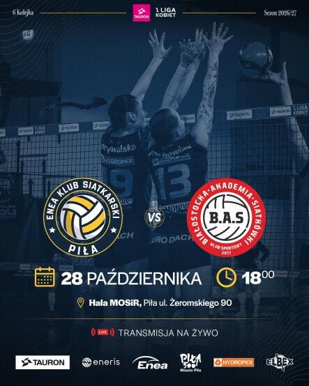 KS Piła vs BAS Białystok - grafika