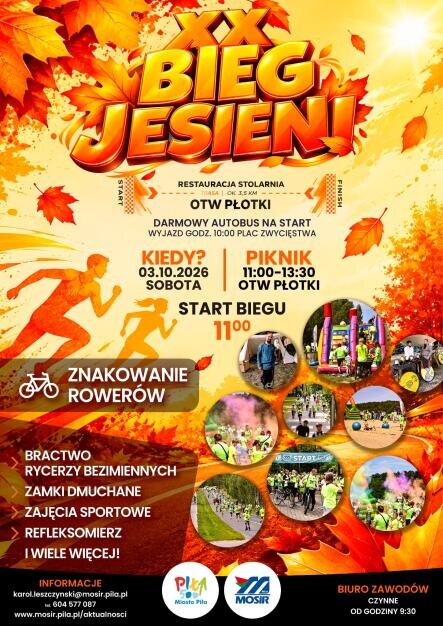 20. Bieg Jesieni - grafika