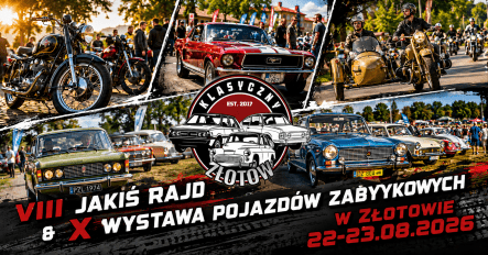 X Wystawa Pojazdów Zabytkowych oraz VIII Jakiś Rajd - grafika