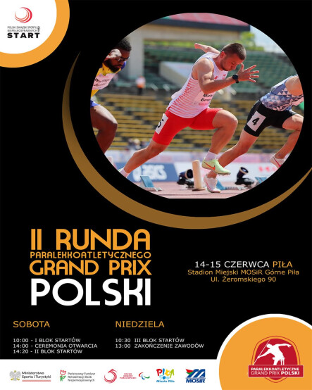 II runda paralekkoatletycznego Grand Prix Polski - grafika