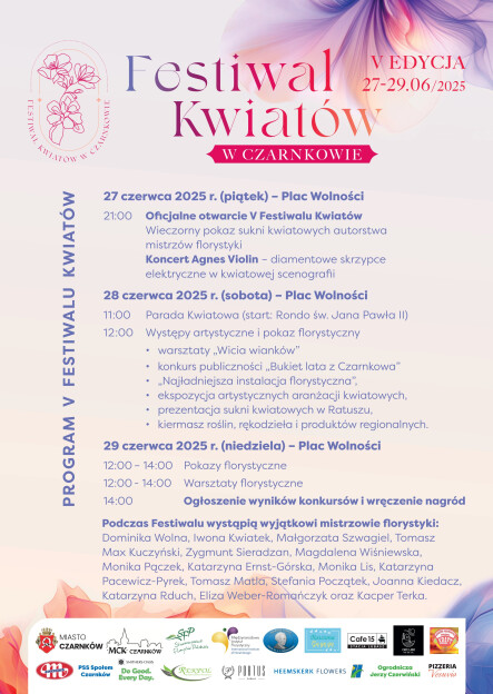 Festiwal Kwiatów w Czarnkowie - grafika