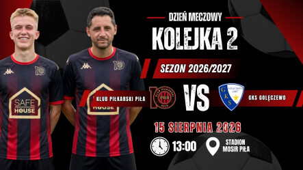 Mecz KP Piła vs. GKS Golęczewo - grafika