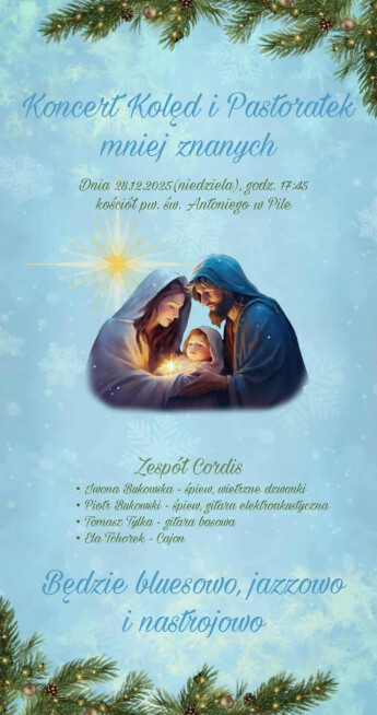 Koncert Kolęd i Pastorałek mniej znanych - grafika