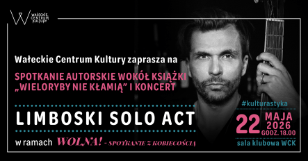 Spotkanie autorskie wokół książki "Wieloryby nie kłamią"  i solo - grafika