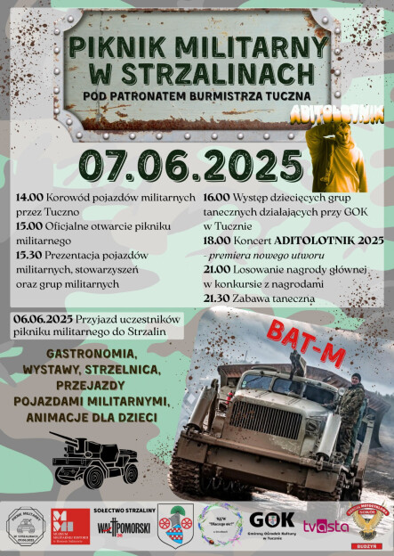 Piknik Militarny - Strzaliny - grafika