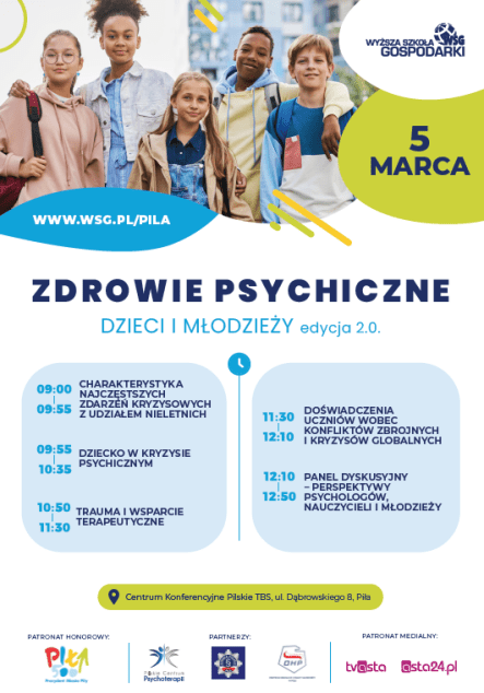 Konferencja Zdrowia Psychicznego Dzieci i Młodzieży - grafika