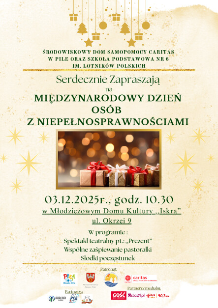 Międzynarodowy Dzień  Osób z Niepełnosprawnościami - grafika