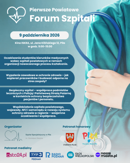 Pierwsze Powiatowe Forum Szpitali - grafika