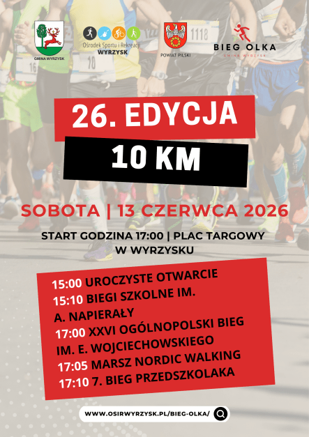 XXVI Ogólnopolski Bieg im. E. Wojciechowskiego "Olka" - grafika