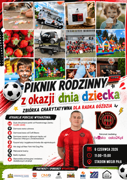 Piknik Rodzinny KP Piła z okazji Dnia Dziecka - grafika