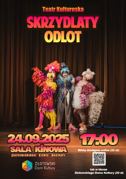 Skrzydlaty Odlot - spektakl dla dzieci - grafika