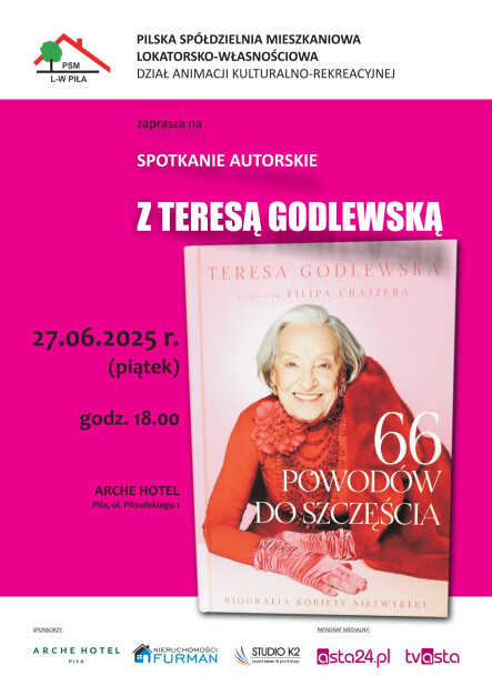 Spotkanie autorskie z Teresą Godlewską - grafika