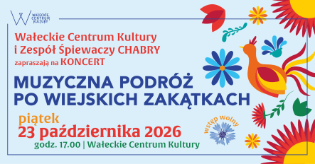 Koncert zespołu Chabry – „Muzyczna podróż po wiejskich zakątka - grafika