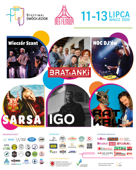 9. Festiwal Dwóch Jezior - grafika