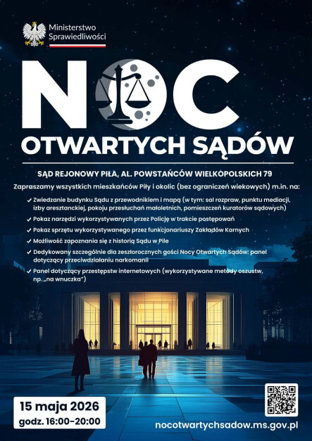 Noc Otwartych Sądów - grafika