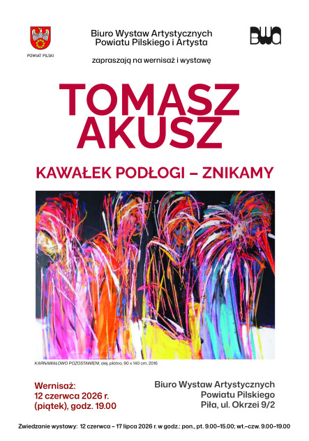 Tomasz Akusz / Kawałek podłogi – Znikamy - grafika