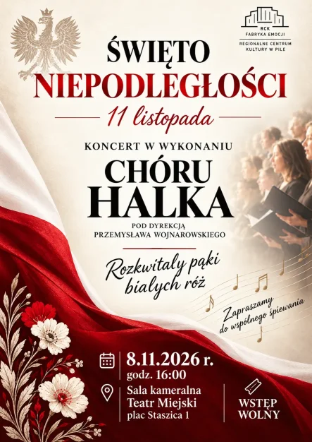 Koncert w wykonaniu Chóru Halka - grafika
